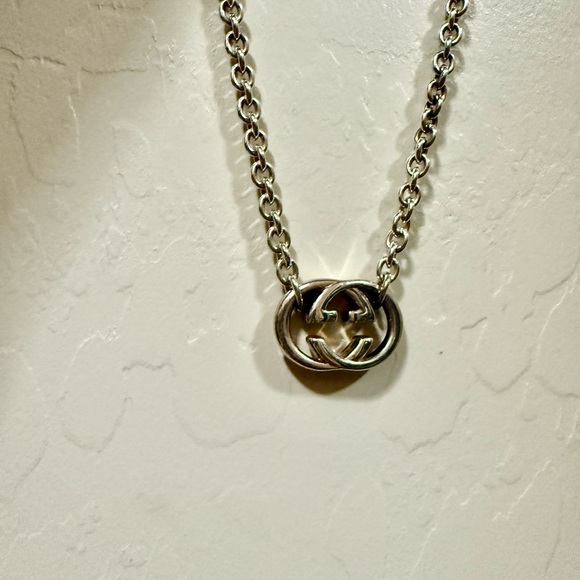 Gucci Choker .925 Silver Logo Necklace, 16 in - Picture 6 of 9